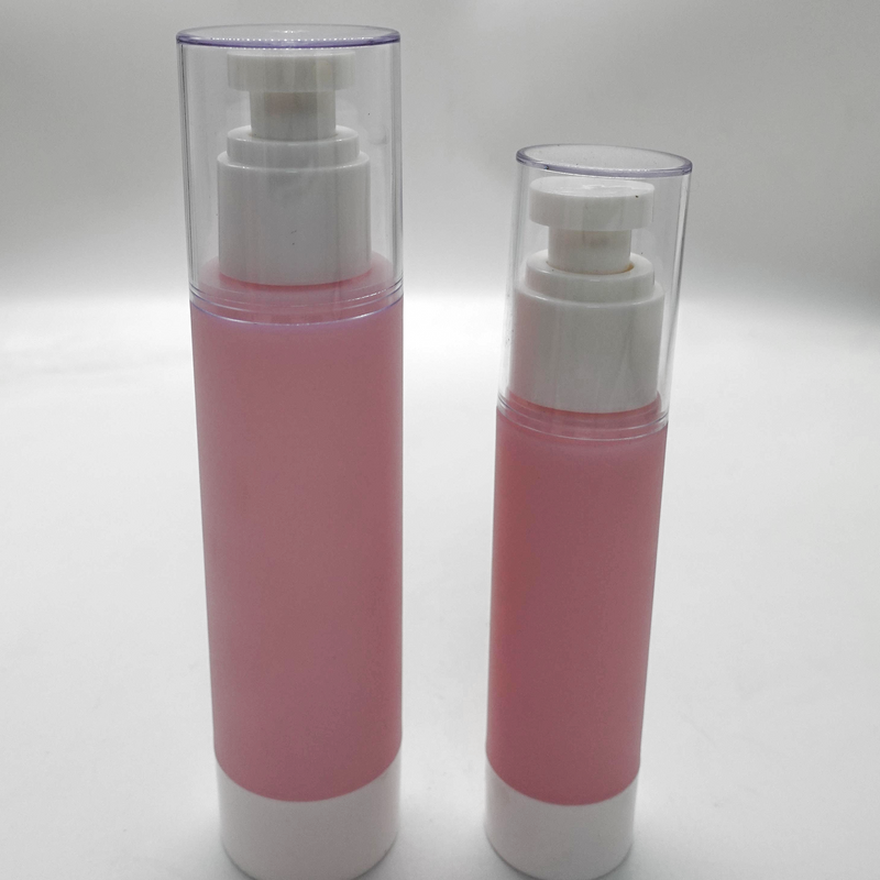 15ml 30ml 50ml 100ml AS Matte Pink Airless Lotion Bottle