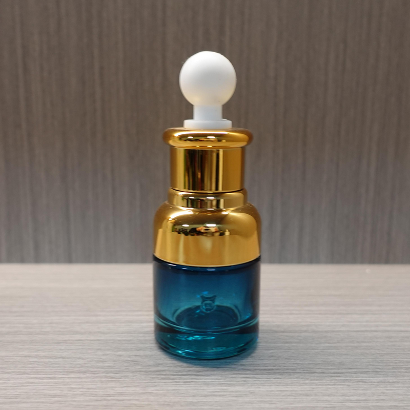 3ml Creative Octagonal Ball Sealed Portable Perfume Glass Oil Bottle