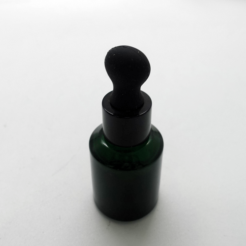 30ml Black Flat Shoulder Dropper Bottle