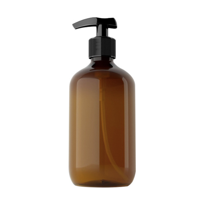 500ml Empty Amber Lotion Pump Bottles 