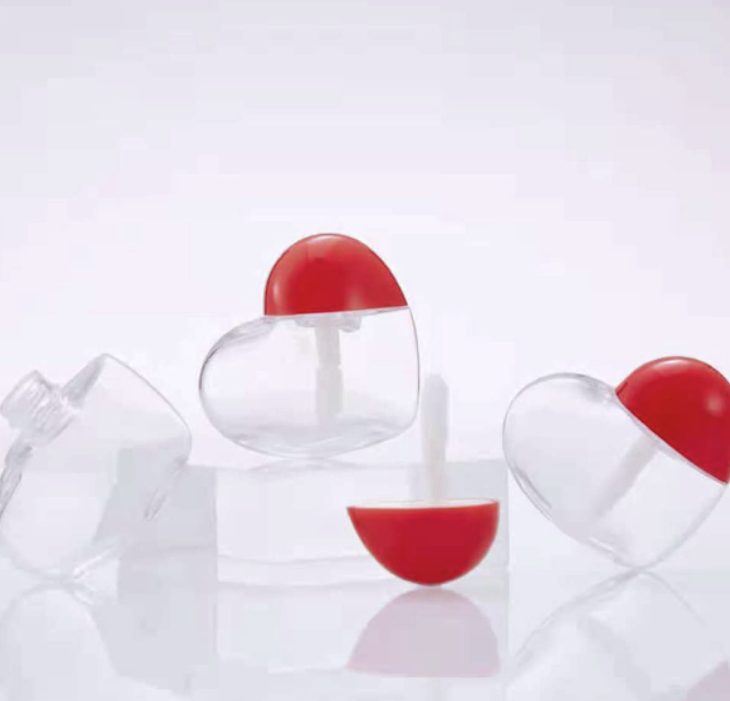  5ml Heart Shaped Empty Lip Gloss Tubes 