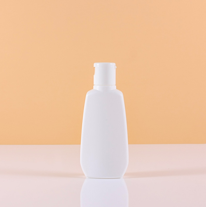 80ml Flat Bottle HDPE Plastic Hand Cream Bottle