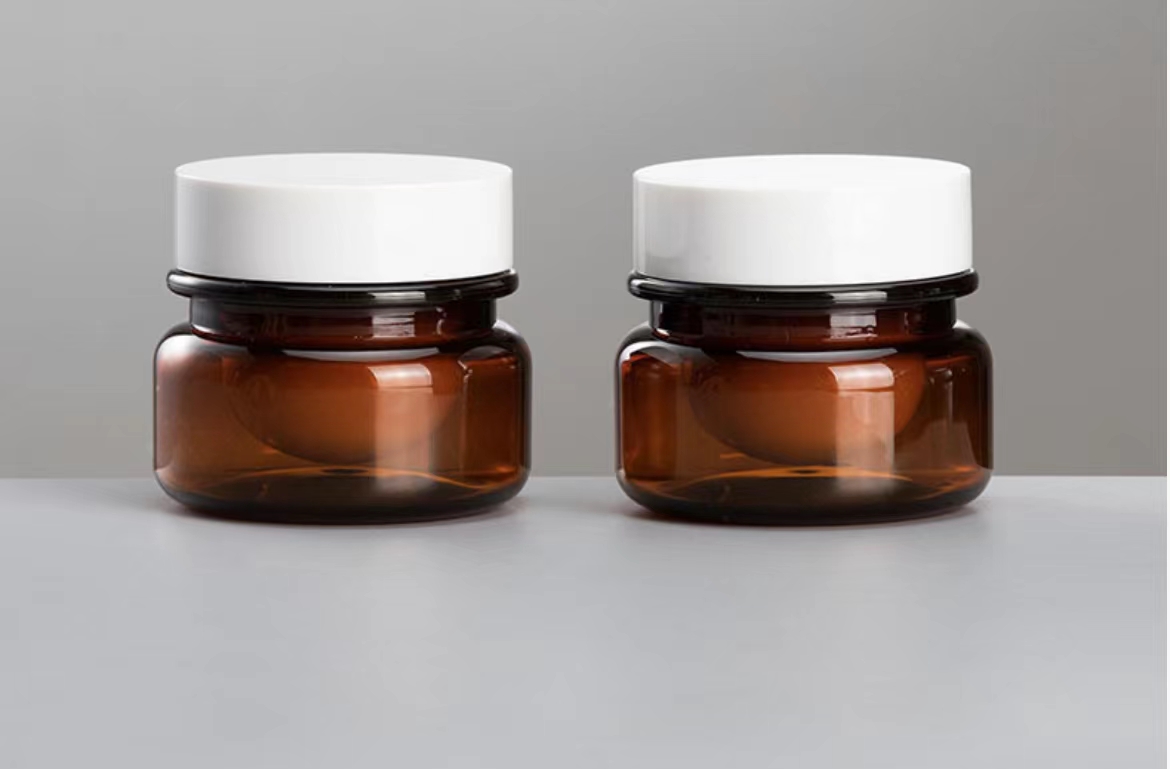 Screen printing and plating process of Cosmetic glass jar packaging materials