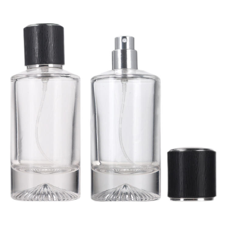 60ml perfume pressed glass bottle