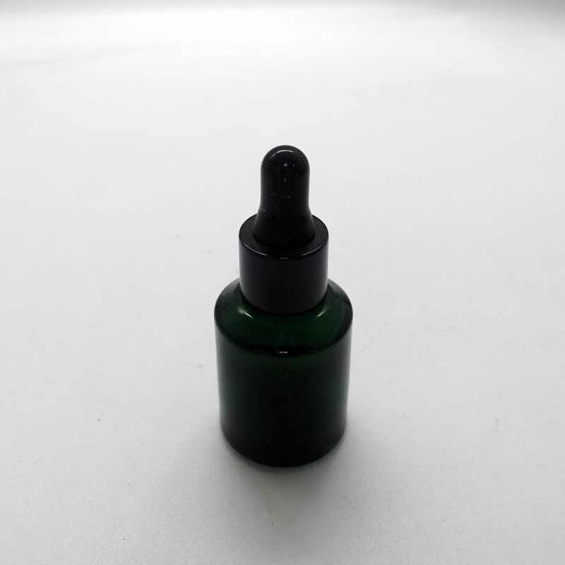 30ml Black Flat Shoulder Dropper Bottle