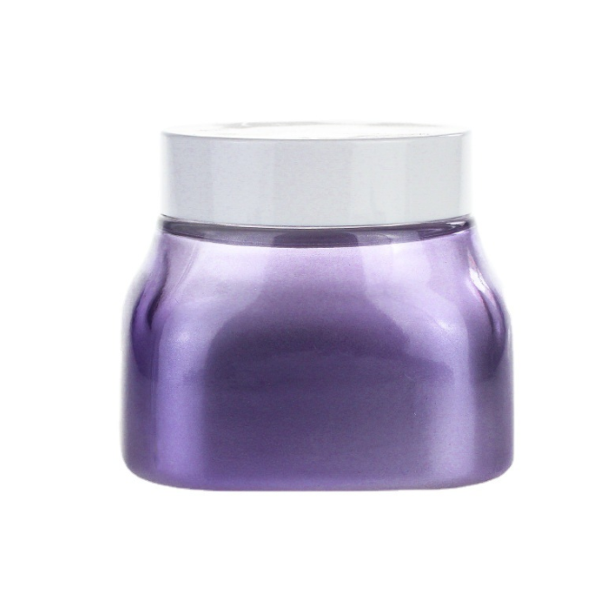 30g purple round shoulder square bottle