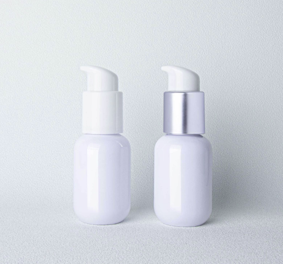 White Liquid Foundation Pump Bottle