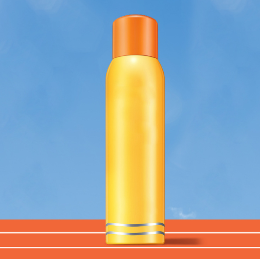 100ml Sunscreen Spray Bottle