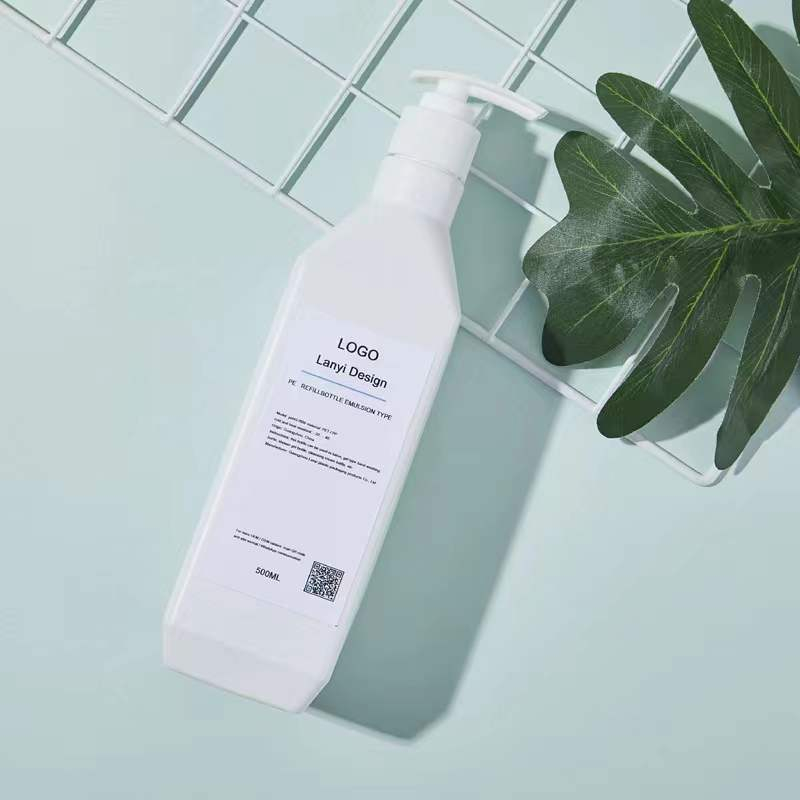  350ml White Shampoo Bottle