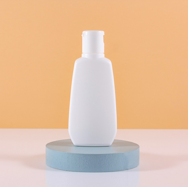 80ml Flat Bottle HDPE Plastic Hand Cream Bottle