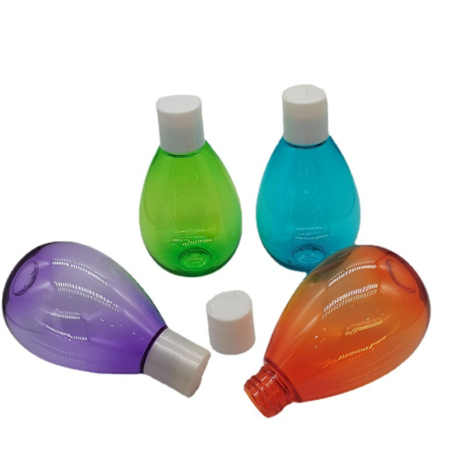 200ML Oval Transparent Body Wash Bottle