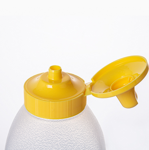 550g Plastic Honey Bottle Thumb Cap with Silicone 