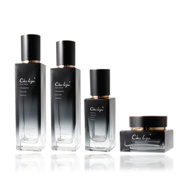 Cosmetic Glass Bottle Set