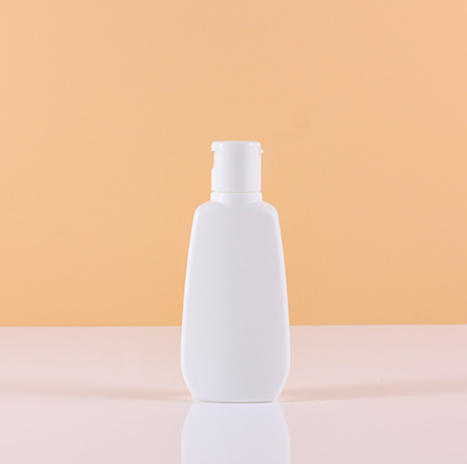 80ml Flat Bottle HDPE Plastic Hand Cream Bottle