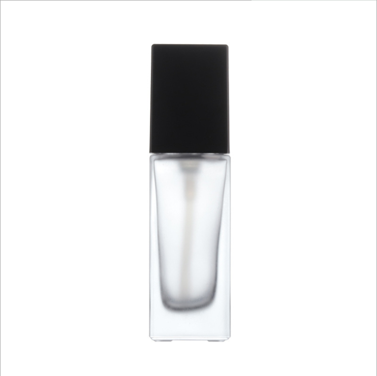 30ml liquid foundation frosted square bottle