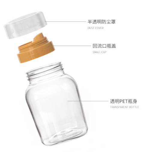 500g Plastic Bottles for Honey Packaging