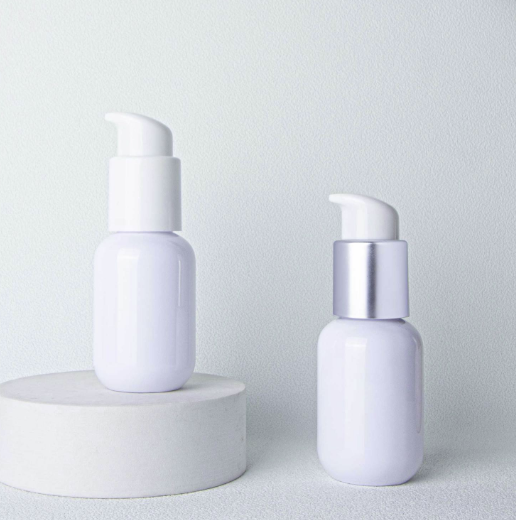 White Liquid Foundation Pump Bottle