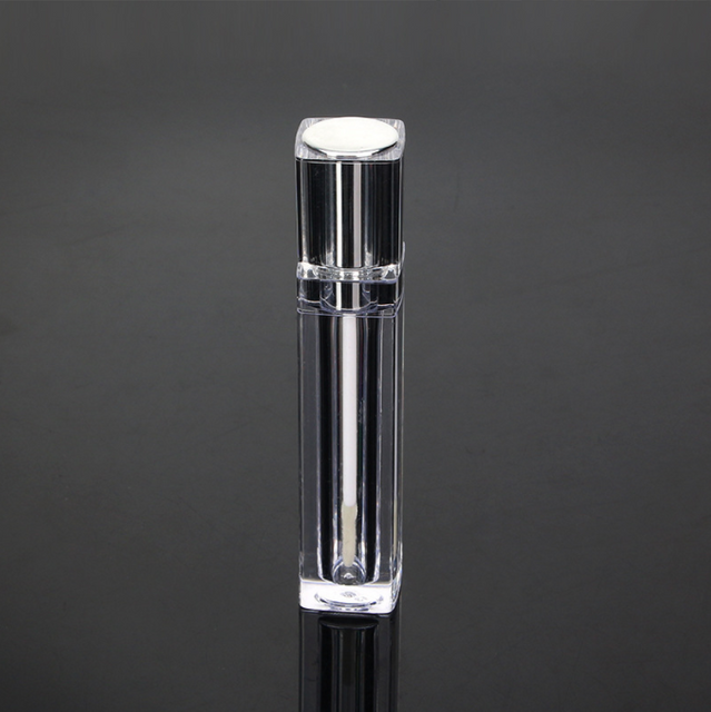 8ml transparent square Lip Glaze tube