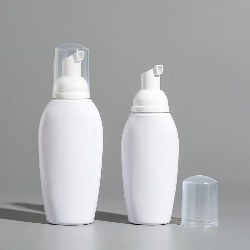 PET Flat Cleansing Mousse Bottle