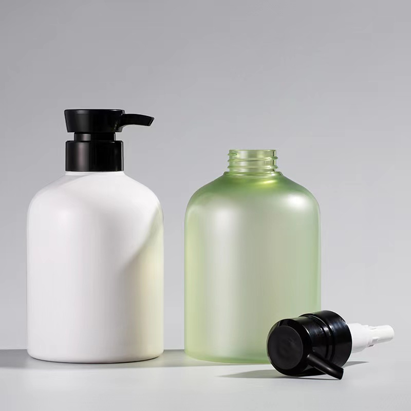 PET Plastic Package 500ml Shampoo Bottle