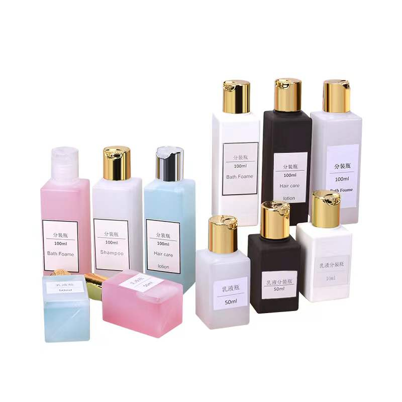 PE Quartet Lotion Bottle 100ml Shampoo Body Wash Cosmetic Bottle