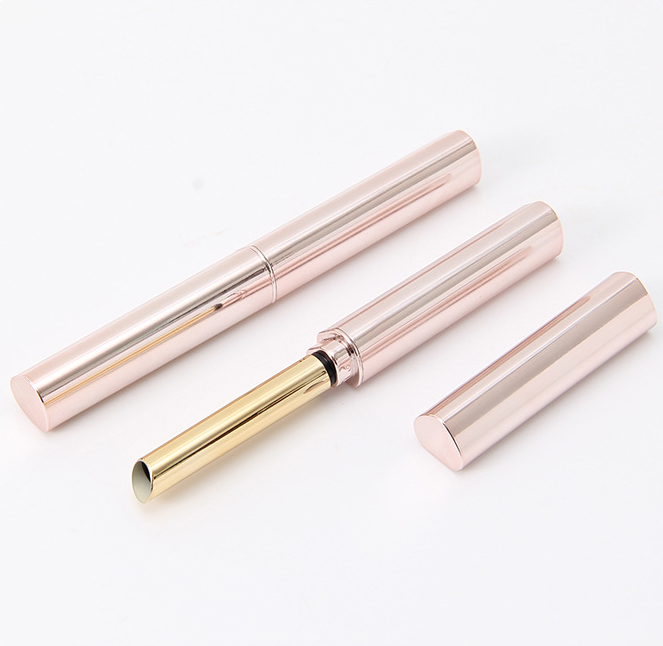 Pink thin heel long tube lipstick shell