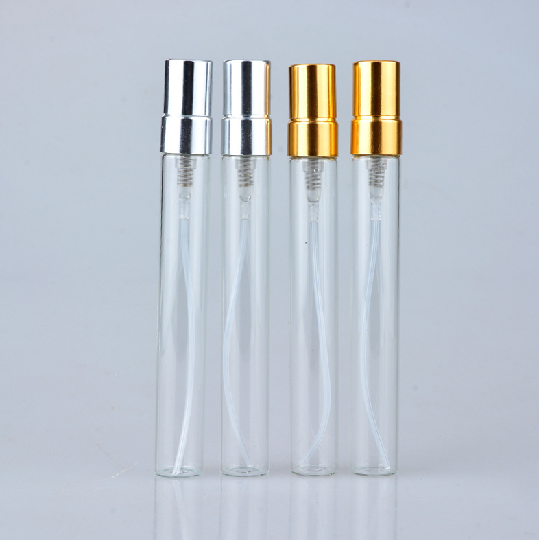 10ml electrified aluminum half cover sprinkler perfume bottle