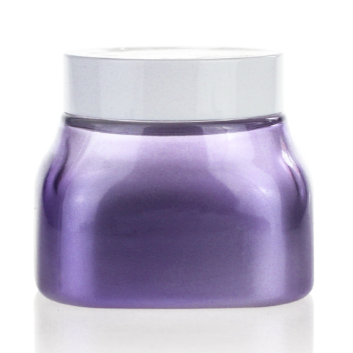 30g purple round shoulder square bottle