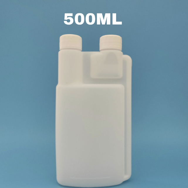 250ML Hdpe Transparent Double Neck Pesticide Bottle