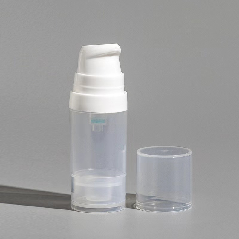 PP Plastic Sunscreen Vacuum Bottle