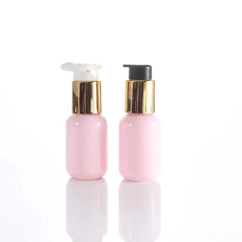 60ml Lotion Electroplated Gold Primer Cosmetics Bottle