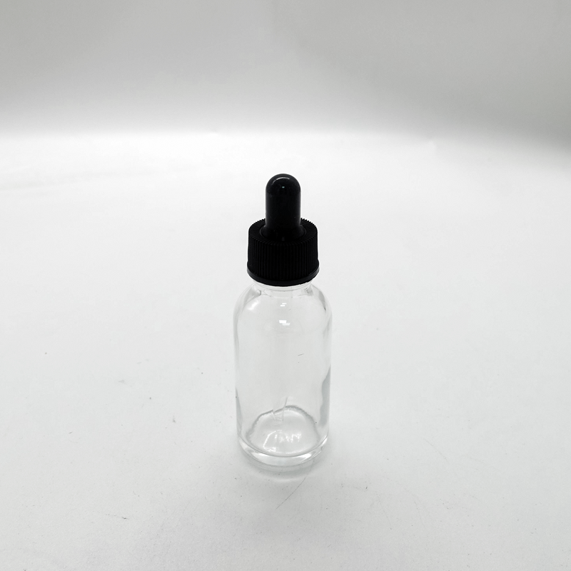 30ml Transparent Glass Essential Oil Dropper Bottle 