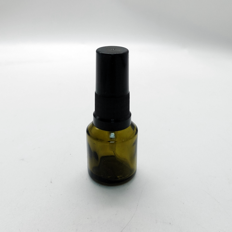 7ml 15ml Light Resistant Frosted Black Opaque Nail Polish Bottle