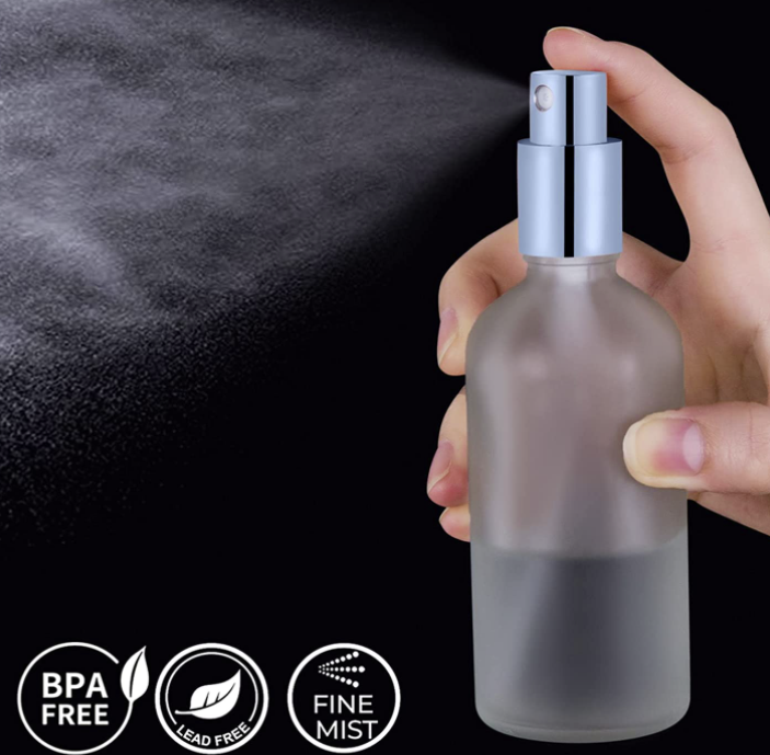  Glass Spray Bottles with Fine Mist Sprayer 