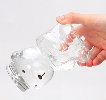 500mlpet children's cute bear beverage bottle