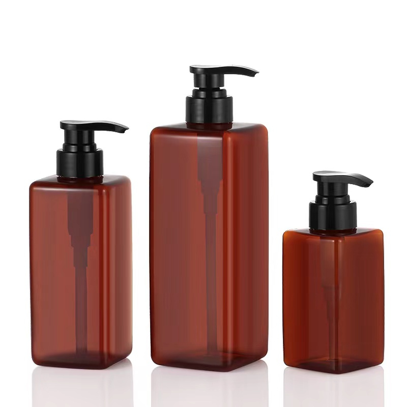 300ml Square Ginger Shampoo Bottle