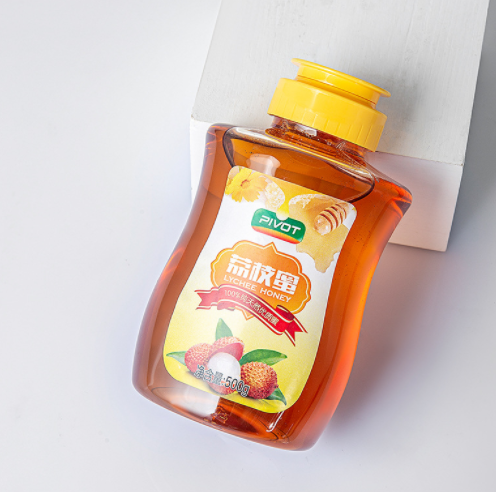 450g Clear Silicone Valve Honey Bottle