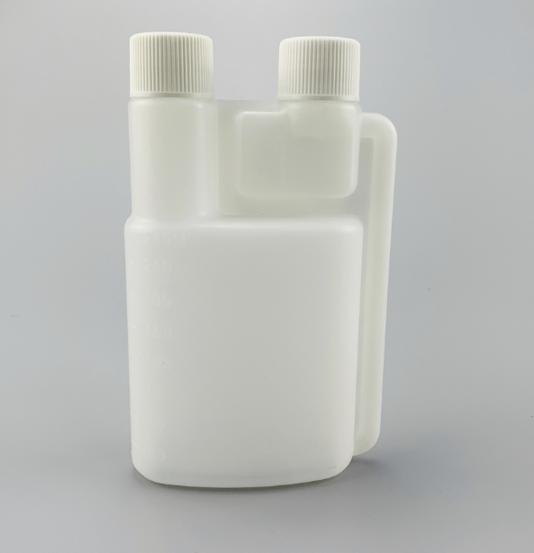 250ML Transparent Double Neck Pesticide Bottle Chemical Bottle High Barrier Bottle