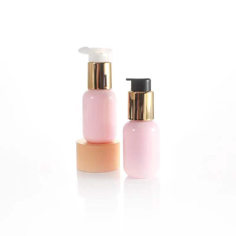 60ml Lotion Electroplated Gold Primer Cosmetics Bottle