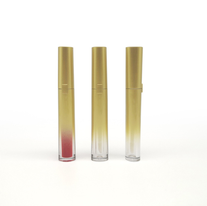 Dumb Gold Round Lip Gloss Tube