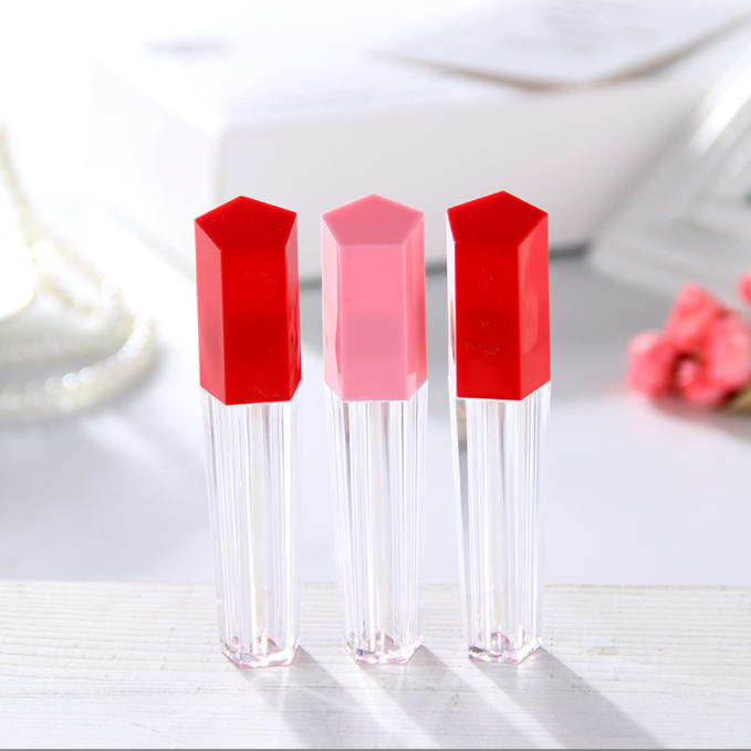 Small fresh Pentagon lip gloss tube