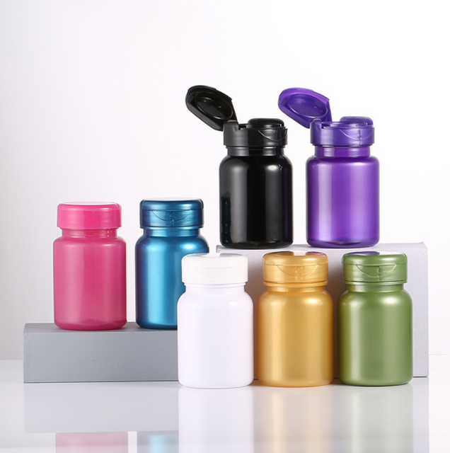 80ML Flip Cap Tablet Candy Bottle