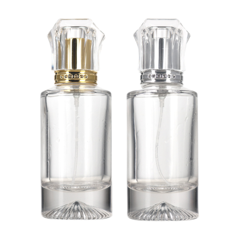 60ml acrylic round mouth bayonet perfume bottle