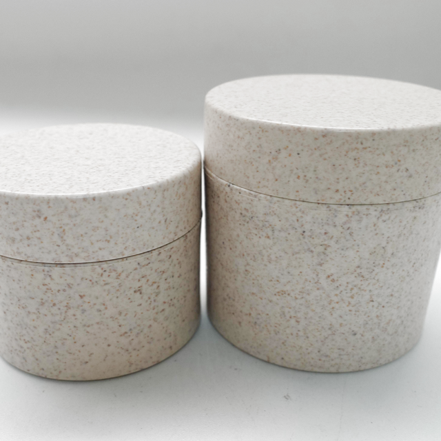 50g 100g 250g Eco-friendly Wheat Straw Cosmetic Cream Jar