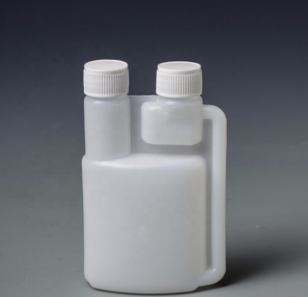 HDPE Dispenser Double Twin Neck Dosing Bottle