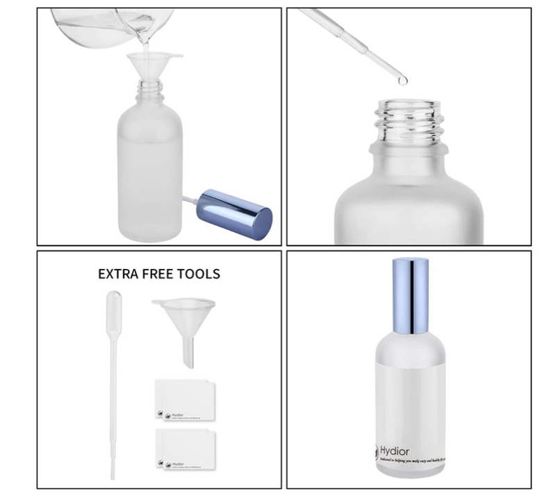  Glass Spray Bottles with Fine Mist Sprayer 