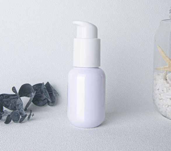 White Liquid Foundation Pump Bottle