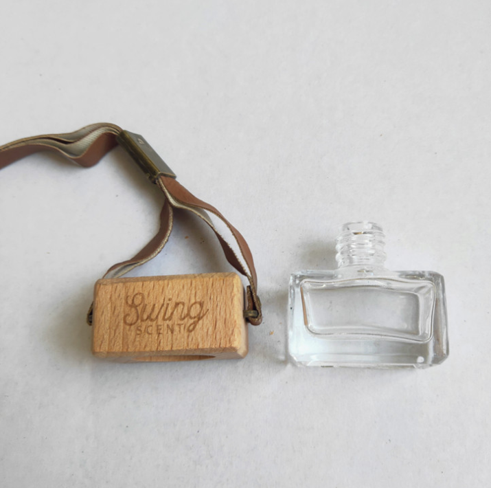 6ML Square car pendant perfume bottle