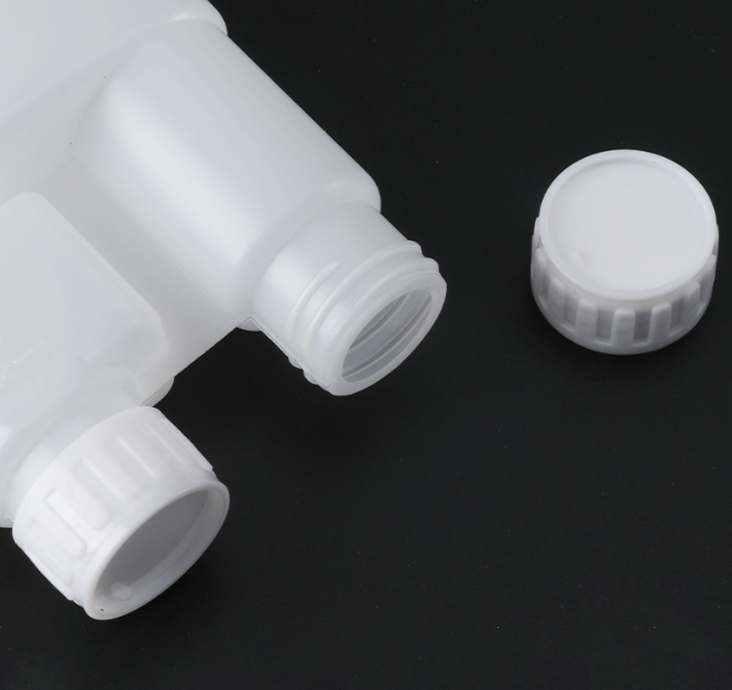 250ml HDPE Measuring Plastic Dosing Twin Neck Bottle