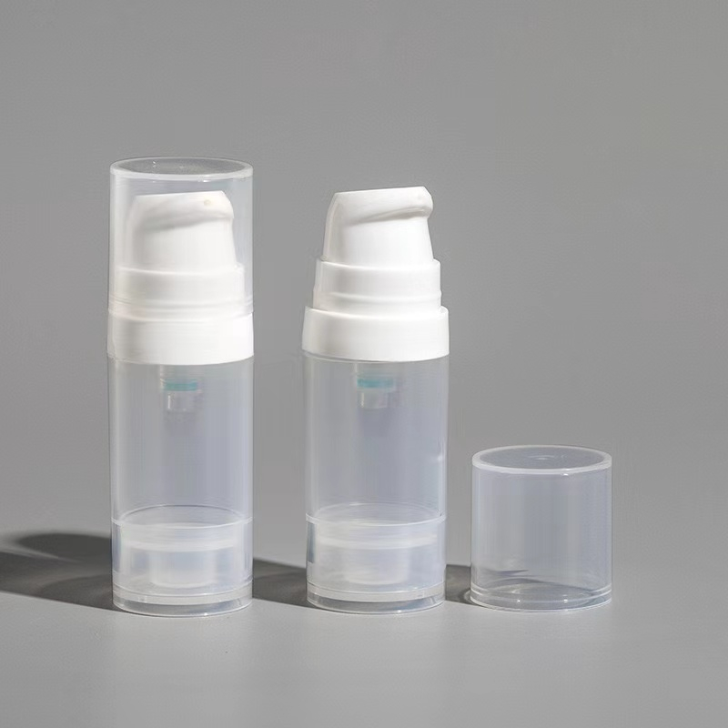 PP Plastic Sunscreen Vacuum Bottle